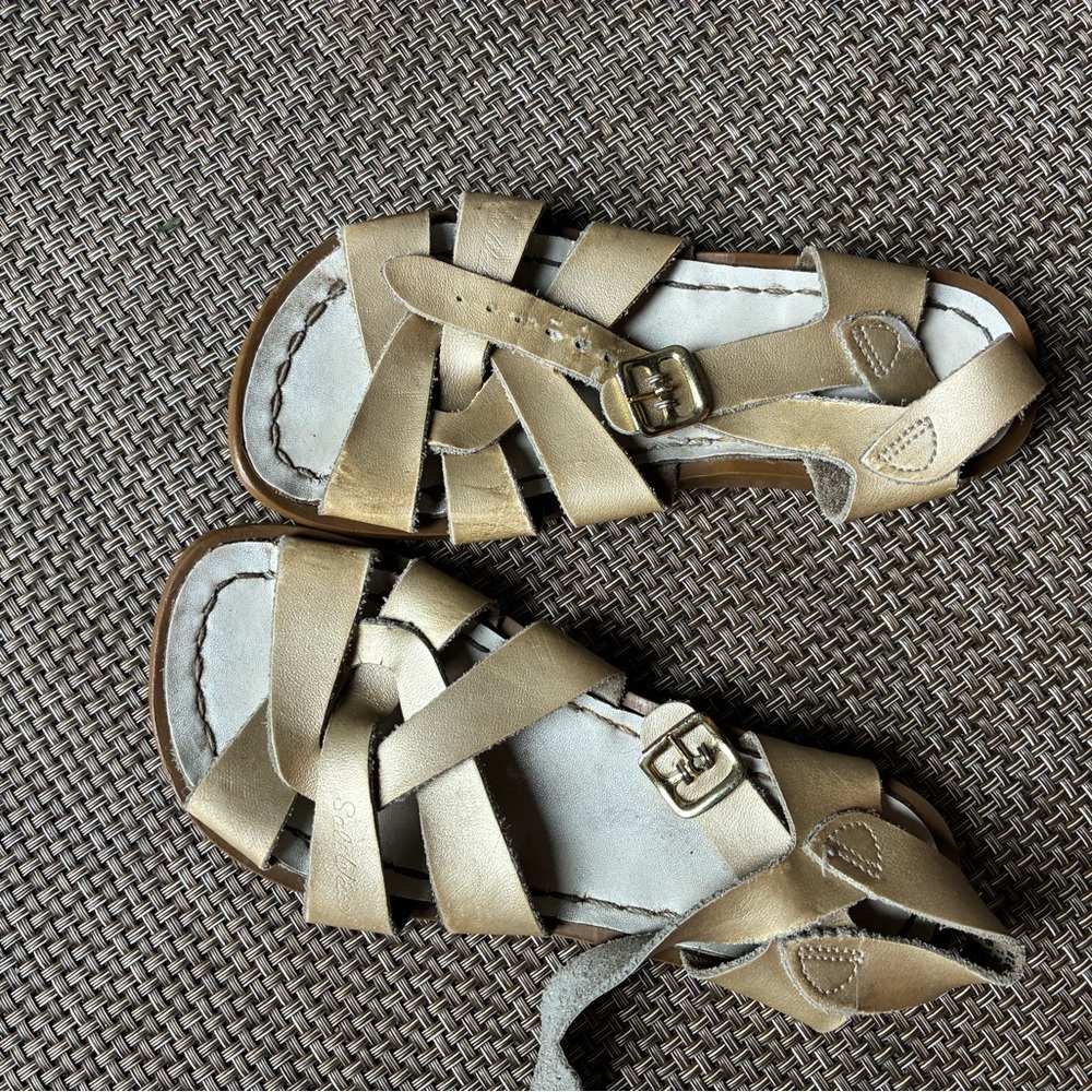 Gold Salt Water Sandals